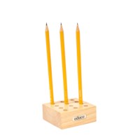 12 Hole Storage Block: For Pencils And Glue Brushes