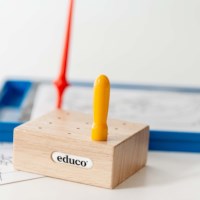 12 Hole Storage Block: For Punch-Out Pins