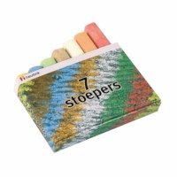 Sidewalk / playground chalk - Box of 7 colours