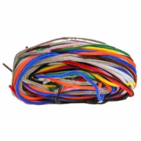 Chenille stem/ Modelling pipe cleaner - 100 meters, assorted 10 colours
