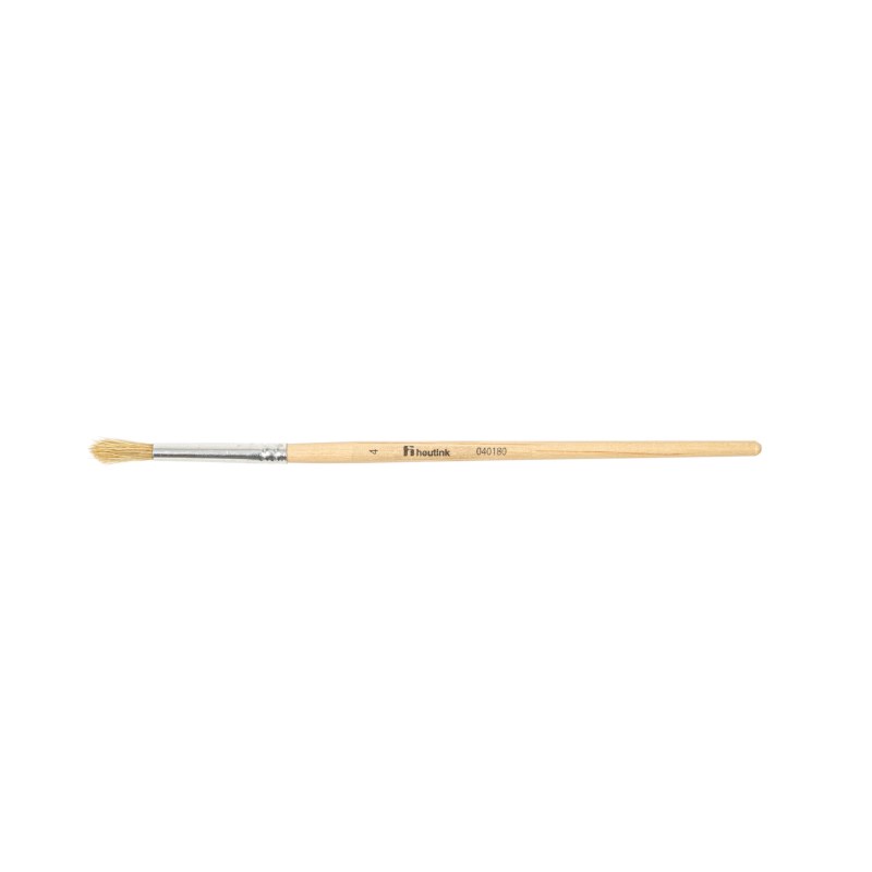 Paint brushes - Lyons - Round ferrule, short handled - Nr. 4 | Heutink Arts  & Crafts
