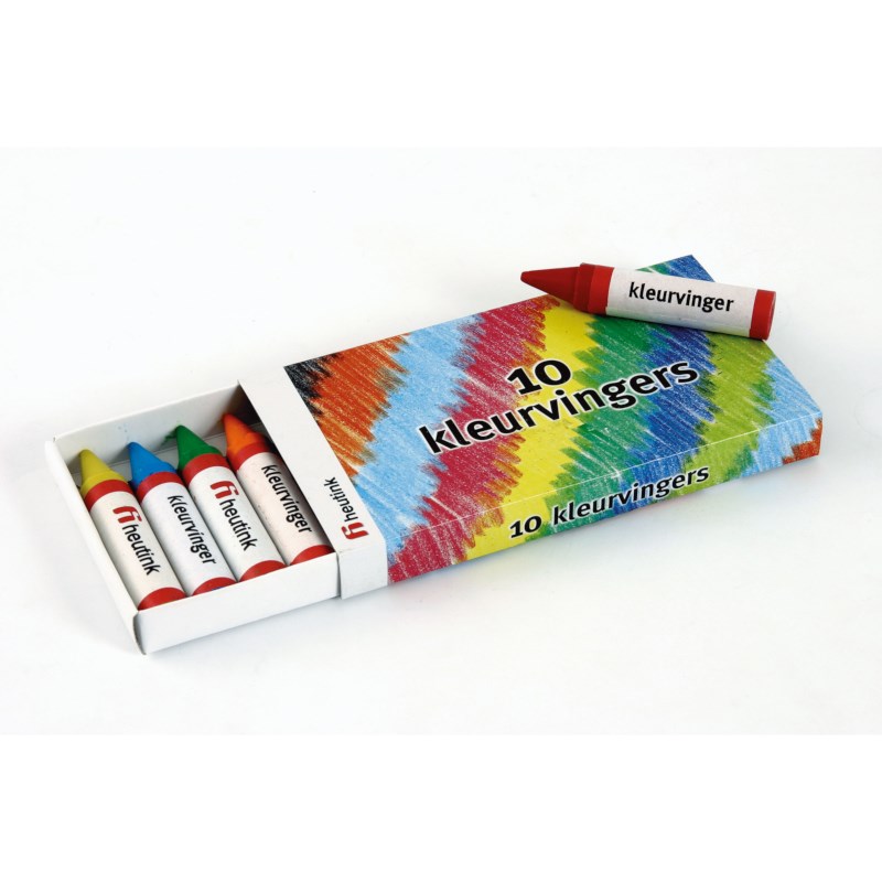 Colouring fingers - Heutink - Box of 10.