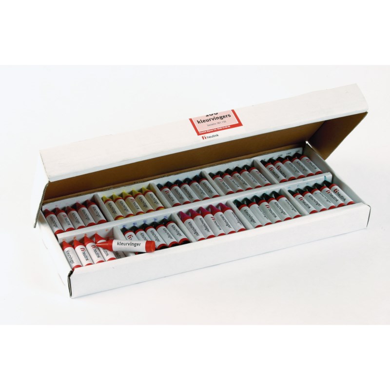 Colouring fingers - Heutink - Box of 100.