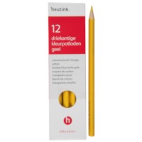 Colored Pencils triangular Goldline - Heutink - Carton of 12 -  Light yellow