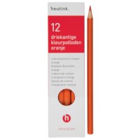 Crayons triangular Goldline - Heutink - Carton of 12 - Orange