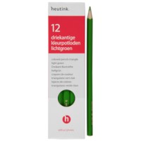Crayons triangular Goldline - Heutink - Carton of 12 - Light green