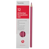 Crayons triangular Goldline - Heutink - Carton of 12 - Pink