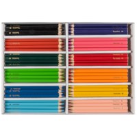 Jumbo Crayons triangular Goldline - Heutink - Carton of 144 - Assorted colours