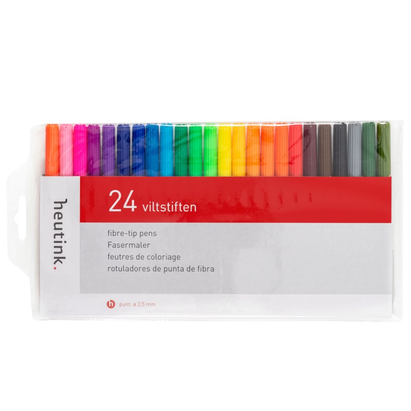 Felt tip pens - Heutink - Pouch of 24