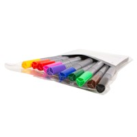 Felt tip pens - Triangular - Heutink - Pouch of 10 colours