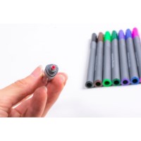 Felt tip pens - Triangular - Heutink - Pouch of 10 colours
