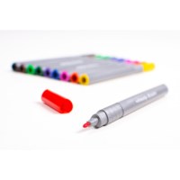 Felt tip pens - Triangular - Heutink - Pouch of 10 colours