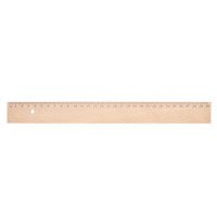 Ruler - Wood - 30 cm