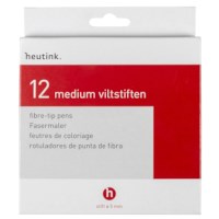 Felt tip pens- Medium - Heutink - Pouch of 12
