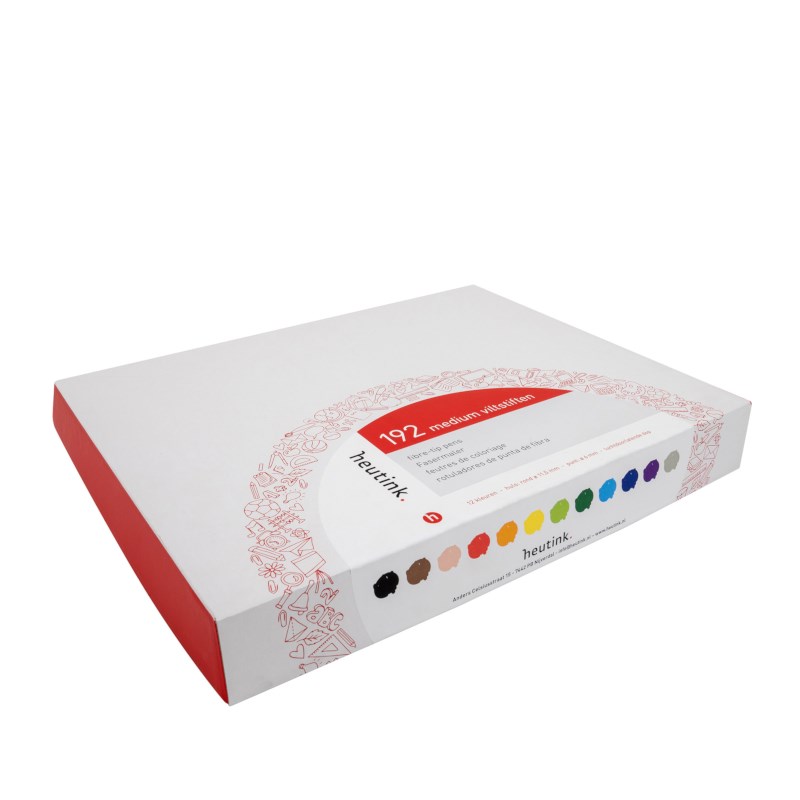 Felt tip pens- Medium - Heutink - Box of 192
