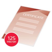 Laminating sheets - 125 µ A4 216 x 303 mm