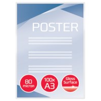 Laminating sheets - 80 µ A3 303 x 426 mm