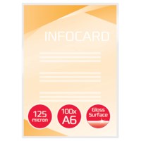 Laminating sheets - 125 µ A6 111 x 154 mm