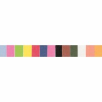 Craft paper 60 grams - Square - 12 colours - 10 x 10 cm