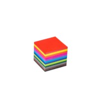 Craft paper 120 grams - Square - 12 colours - 10 x 10 cm