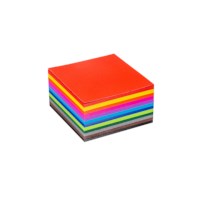 Craft paper 120 grams - Square - 12 colours - 16 x 16 cm