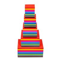 Craft paper 120 grams - Square - 12 colours - 16 x 16 cm