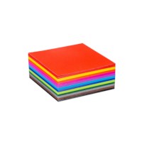 Craft paper 120 grams - Square - 12 colours - 20 x 20 cm