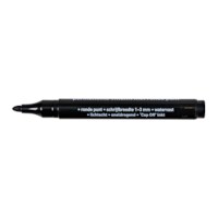 Marker - Heutink - Round tip - Black