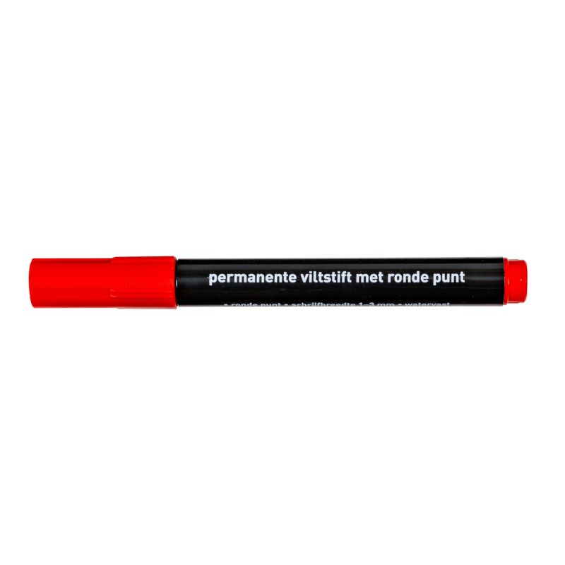 Marker - Heutink - Round tip - Red