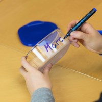 Marker - Heutink - Chisel tip - Blue