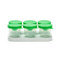 Paint pot tray with 6 non-spill paint pots 320 ml