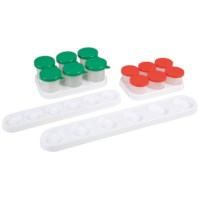 Paint pot tray for 6 non-spill paint pots 125 ml