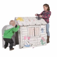 Cardboard play house - Educo - Play house printed