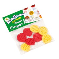 Clay/paint finger printers - Set of 8 pcs.