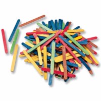 Ice lolly sticks - Coloured - 500 pcs.